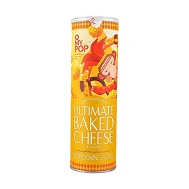 Baked Cheese Popcorn, 2.47 oz【Rich Cheese Flavor Crispy Light】