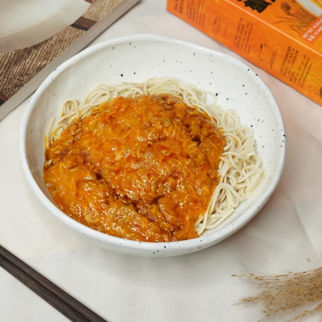 不等 秃黄油蟹黄拌面 293g【出口版本】【即食蟹黄面宵夜速食】