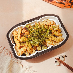 Self Heating Spicy Wolf's Tooth Potatoes - Flavorful Crinkle-Cut Fries, 11.56oz