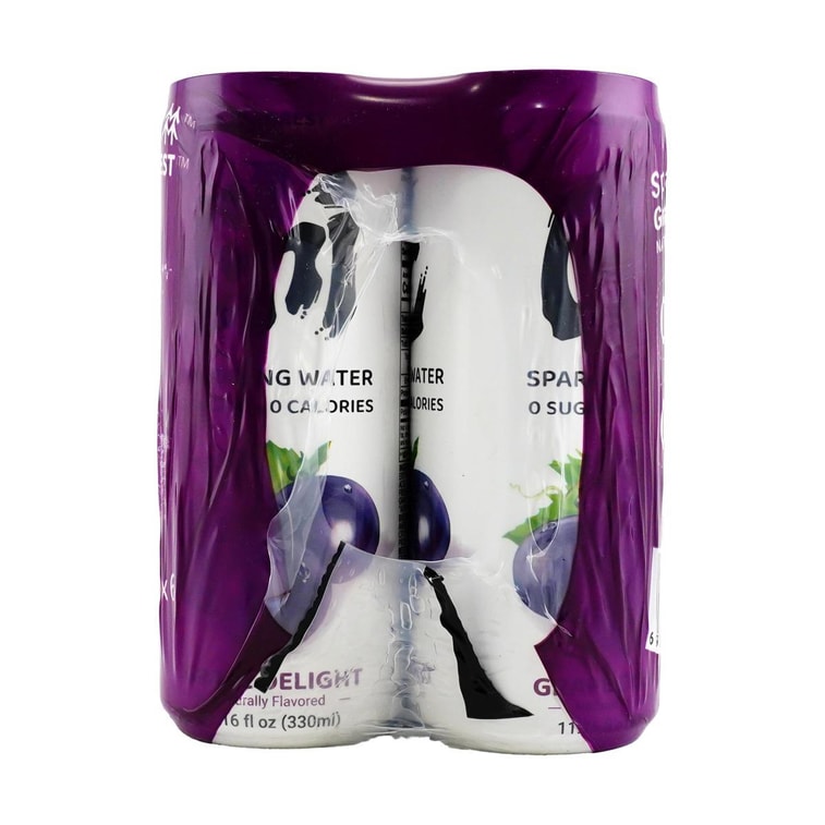 元气森林 气泡水 夏黑葡萄 罐装 330ml*6罐【超值装】【0白砂糖0卡】 5