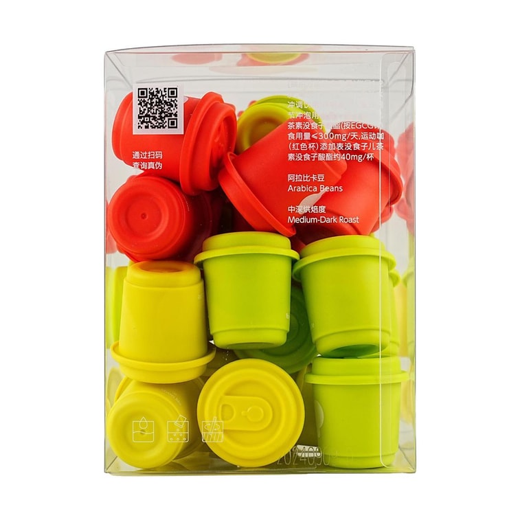 솔리드 음료 동결 건조 인스턴트 커피, 혼합 팩 30컵, 피트니스 커피 6