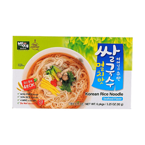 쌀국수 멸치 해물맛 3.25oz*6팩 [인스턴트 컵 쌀국수][튀기지 않음]