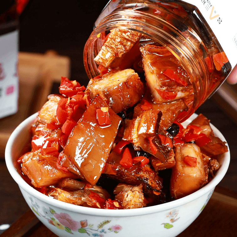 Smoked And Spicy Dried Carp 280g Authentic Hunan Specialty Ready-to-Eat Seafood Hand-Torn Silver Carp Savory Fish For Rice Or Noodles Perfect As A Side Dish Appetizer 6