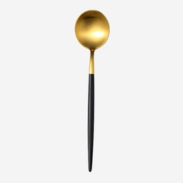 304 Stainless Steel Spoon Black+gold