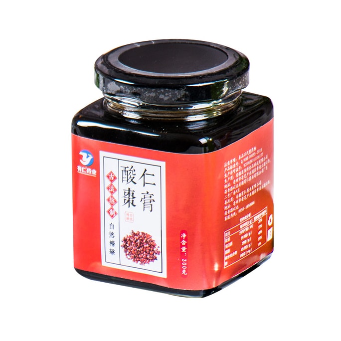 【中国直邮】有仁堂 酸枣仁膏 养心安神 利于睡眠 治疗失眠多梦睡不着 300g/罐