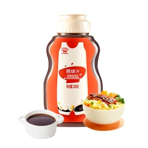 아키타 만만 일식 데리야키 소스 200g [새로운 저나트륨 업그레이드] 0 지방 깨끗한 성분표 사과 파인애플 생과일 천천히 끓인 일본식 신선하고 짜지 않은 [어린이 아기 비빔밥 비빔면 데리야키 닭 날개 장어덮밥 홍소 비프 집에서 만능 밥도둑 양념 소스]