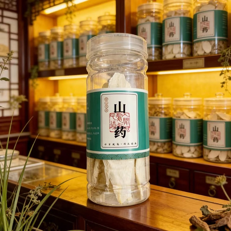Plantes médicinales chinoises Yam Dioscorea Yam en tranches 110g/bouteille [Renforce la rate et l'estomac, favorise les fluides corporels et les poumons, sans soufre ni blanchiment] Thé de santé pour trempage Thé de renforcement de la rate Thé de renforcement de l'estomac Bouillie de renforcement de l'estomac Soupe tonique à cuire avec des os de porc et du poulet Ingrédients pour la soupe tonique de bureau 5