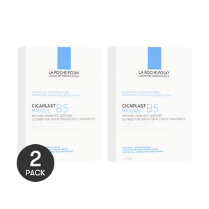 LA ROCHE-POSAY理膚泉 B5多效保濕修護面膜 補水舒緩 5片入*2 【敏感肌超值囤貨2盒裝】