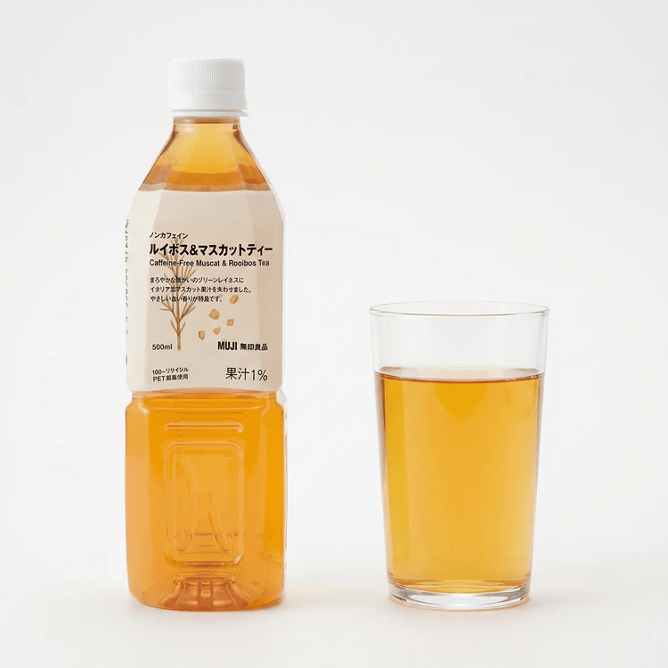 MUJI Caffeine Free Muscat & Rooibos Tea Beverage, 16.9 fl oz