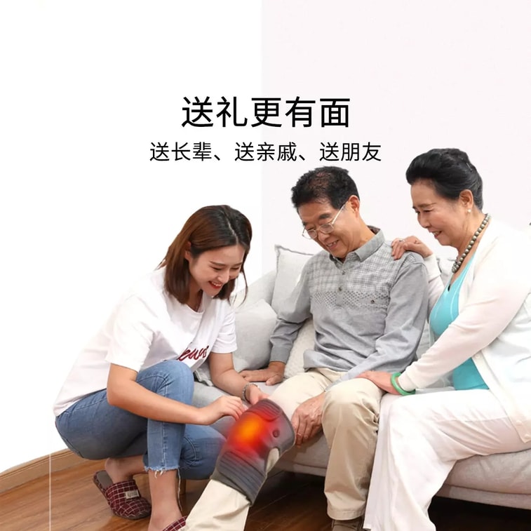 【中国直送】Xiaomi Youpin PMA Cool Easy グラフェン遠赤外線温湿布理学療法膝パッド シルバーグレー (シングルパック) 4