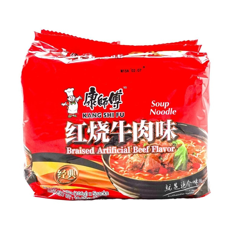 インスタントラーメン醤油焼き牛肉味17.6oz 12