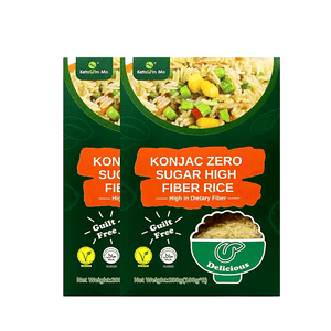Healthy High Fiber Konjac Rice - natural low-calorie gluten-free zero sugar and high-fiber substitute for rice 200g