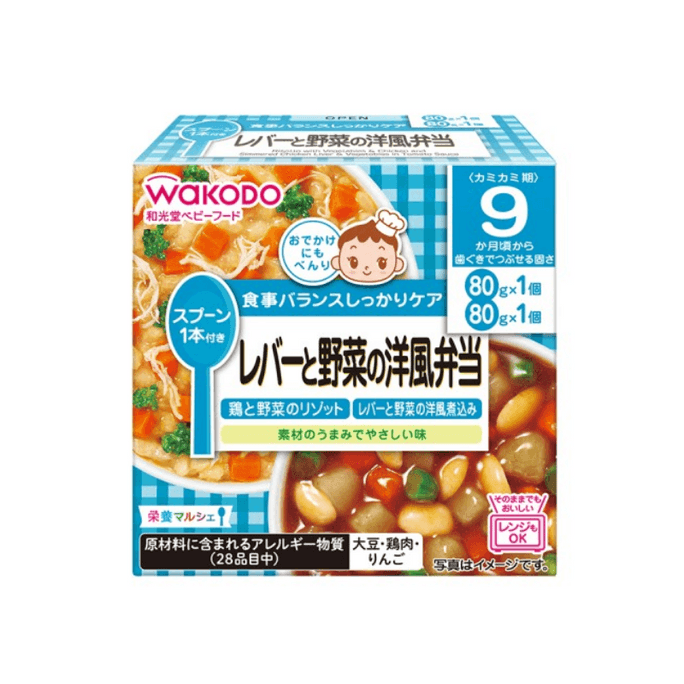 와코도 프랑스 야채수프(80g x 2) 9개월 이상용