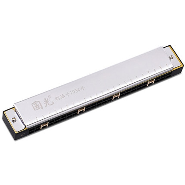 Harmonica 24 Hole Polyphonic C Key Beginners Beginners Starry