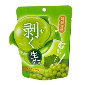 Chewy-Fruit Juice Gummy Candy – Muscat Grape Flavor (100g)