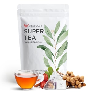 NESTLADY Red date longan goji berry tea healthy nourishing tea bags 15 bags 120g