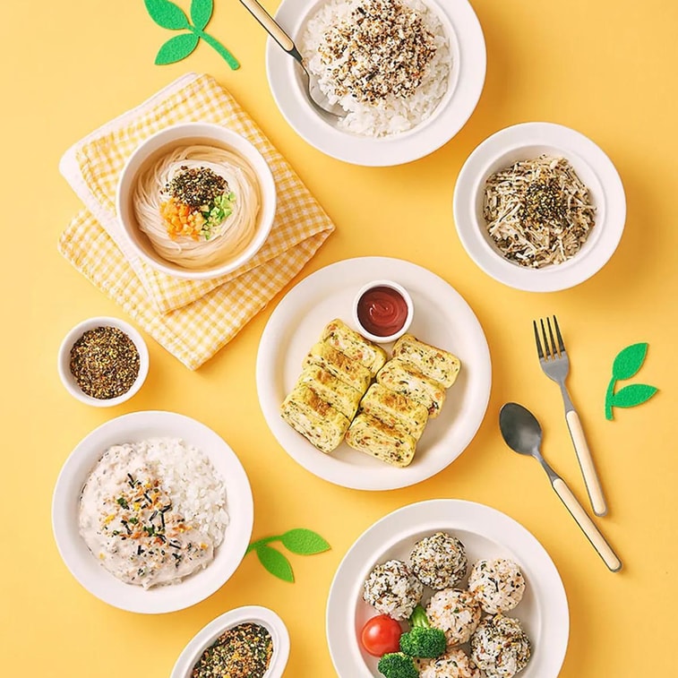 첫 요리 가루, 채소고기&김, 0.88 oz *2【2팩】【무첨가 아기 조미료】 11