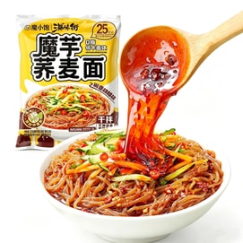 白家 阿宽 魔芋荞麦面 干拌面 魔芋面 凉面 凉皮 173g*1袋 冲泡即食 方便面 速食面【O脂低卡 减脂代餐】