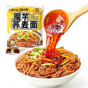 白家阿寛こんにゃくそば、乾麺、こんにゃく麺、冷麺、涼皮（冷皮麺）、173g×1袋、インスタント麺、クイックミール [低脂肪、低カロリー、減量食代替品]