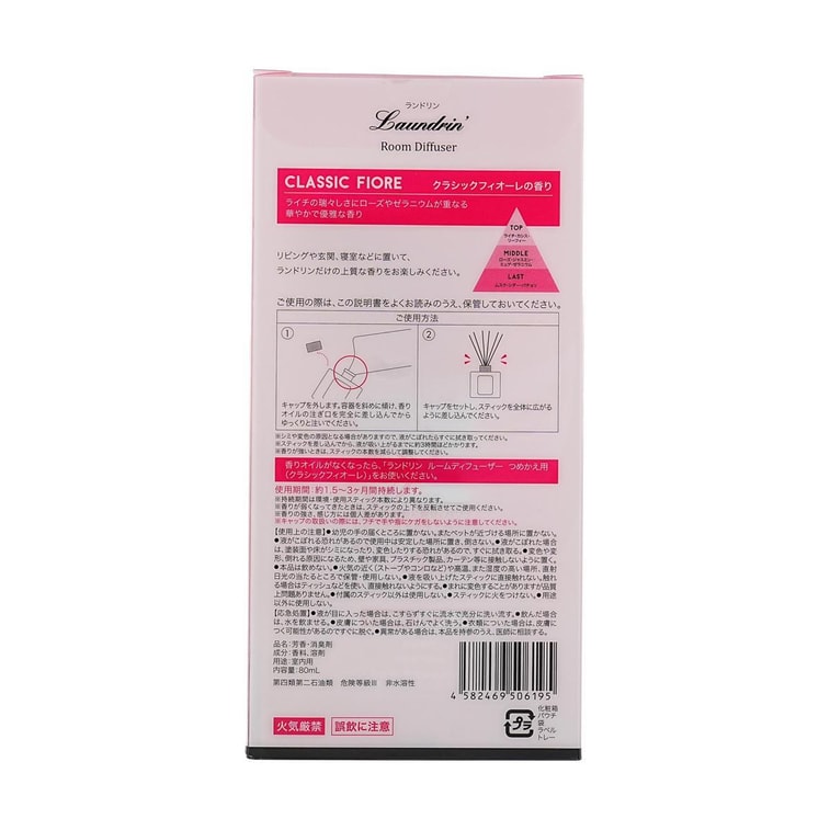 フレグランスルームディフューザー クラシックフィオーレ、78ml 5