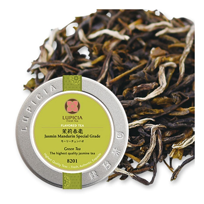【日本からの直送】日本ルピシア 緑茶園 ジャスミン 春毛 50g (1回のご注文につきティーフィルターバッグ1袋(70枚入)をプレゼント)