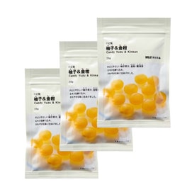 無印良品（日本ブランド）柚子＆キンカンのど飴 38g×3袋