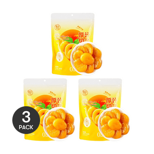 즙이 많고 두툼하게 썬 노란 복숭아, 180g *3개입【3팩】【무향료, 무방부제, 무감미료】