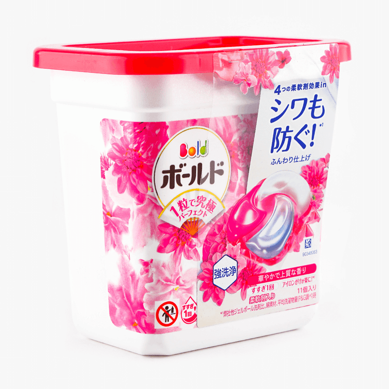 PG Japan Laundry Detergent Beads 4D Gel Ball Floral 11tablets 10