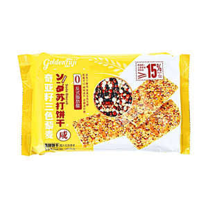 Chia Seed & Quinoa Soda Crackers 6.52oz【Chia Seed & Quinoa】【Grain Flavor】【High Dietary Fiber】