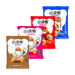 统一 小浣熊干脆面 香辣蟹味+烤肉味+奥尔良烤翅味+意式红烩味 35g*4包【4种口味组合装】【童年经典点心面】