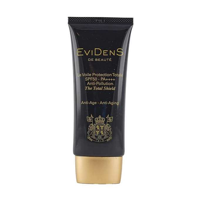 法国EVIDENS DE BEAUTE伊菲丹 抗光老精华高倍防晒霜 SPF50·PA++++ 50ml 外防内养敏感肌 包装随机
