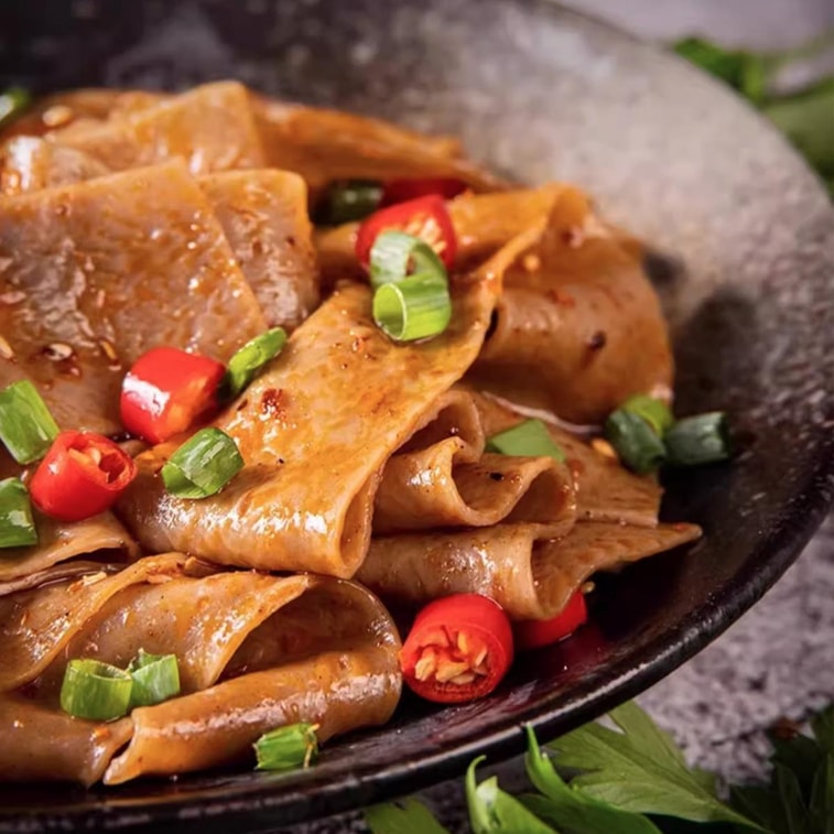 冷卡 荞麦麻酱面皮 119.2g【0脂非油炸面饼】【免煮冲泡即食】【健康慢碳水】 3