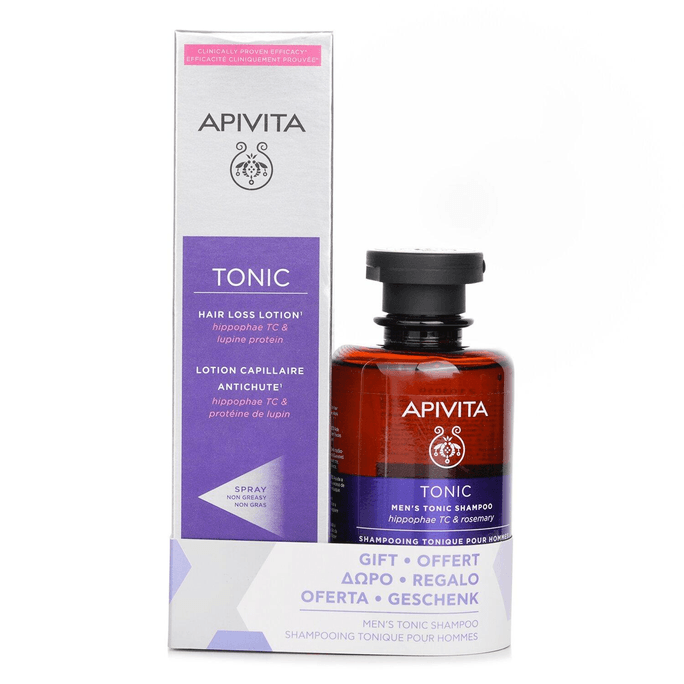 Hair Loss Lotion with Hippophae TC & Lupine Protein 150ml FREE Men's Tonic Shampoo 250ml  2pcs