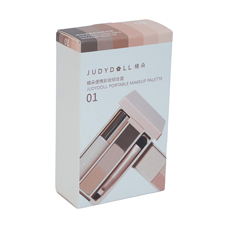 Palette de maquillage portable, #01 Ton Terre, inclut Mascara Volumateur 3