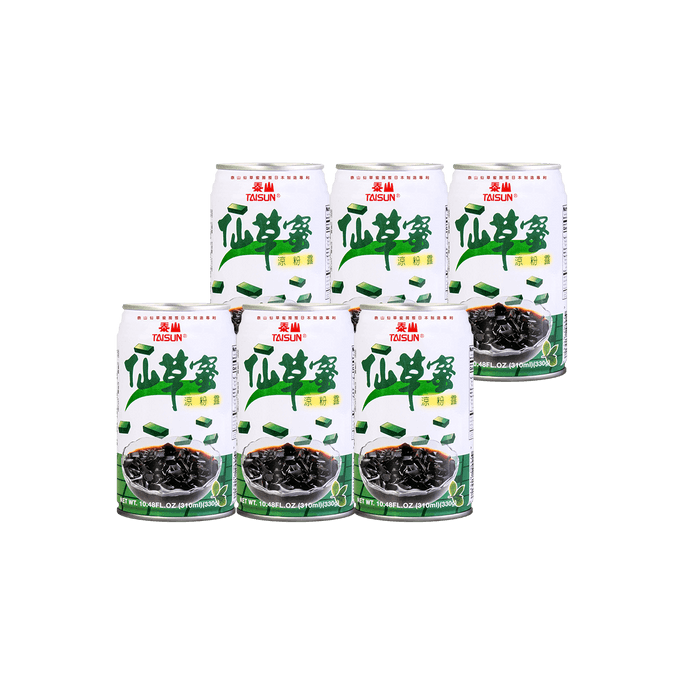 【Value Pack】 Grass Jelly Drink Original 310ml*6