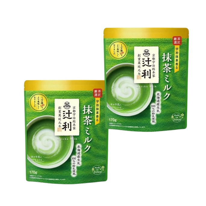 片岡物産 辻利 抹茶ミルク 170g×2袋