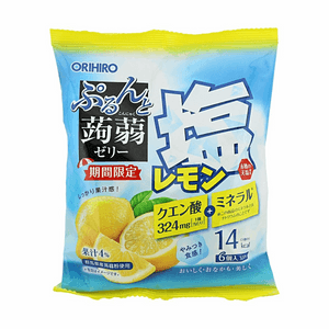 Salt Lemon Konjac Jelly 6 pieces【Limited Edition】【Refreshing】
