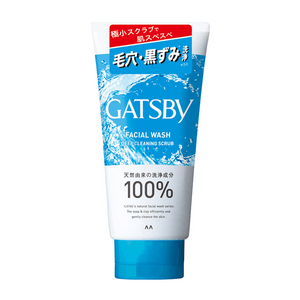 【일본 직배송】 일본 GATSBY 갤스비 페이셜 클렌저 딥 클렌징 스크럽 상큼한 시트러스 130g