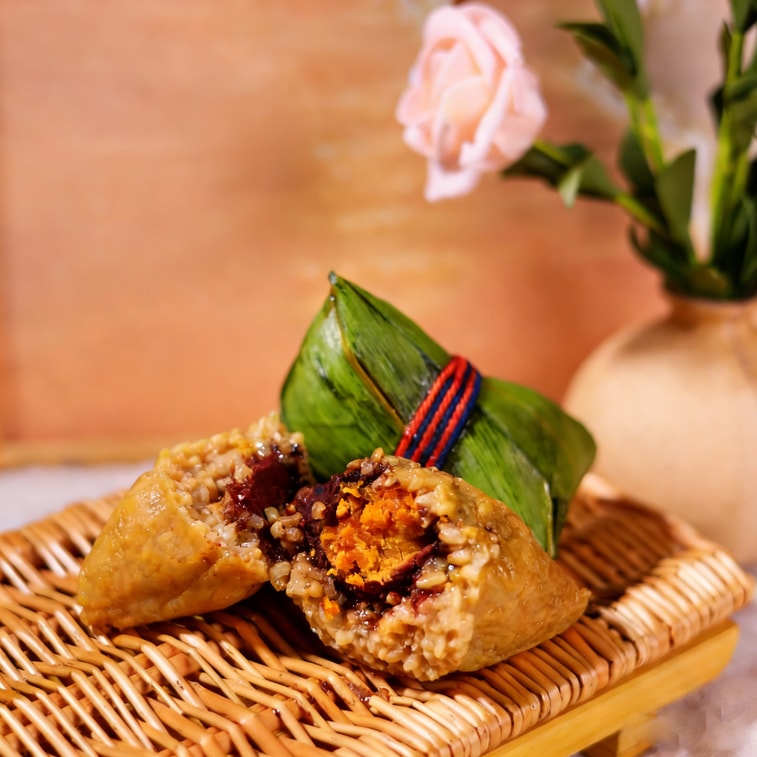 Egg Yolk Red Bean Paste Zongzi 150g*2 4