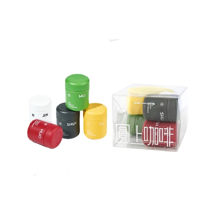 【中國直郵】 圓上咖啡 冷萃美式即溶凍乾 國風冷萃咖啡【5顆PET盒裝】5盒x2.2g