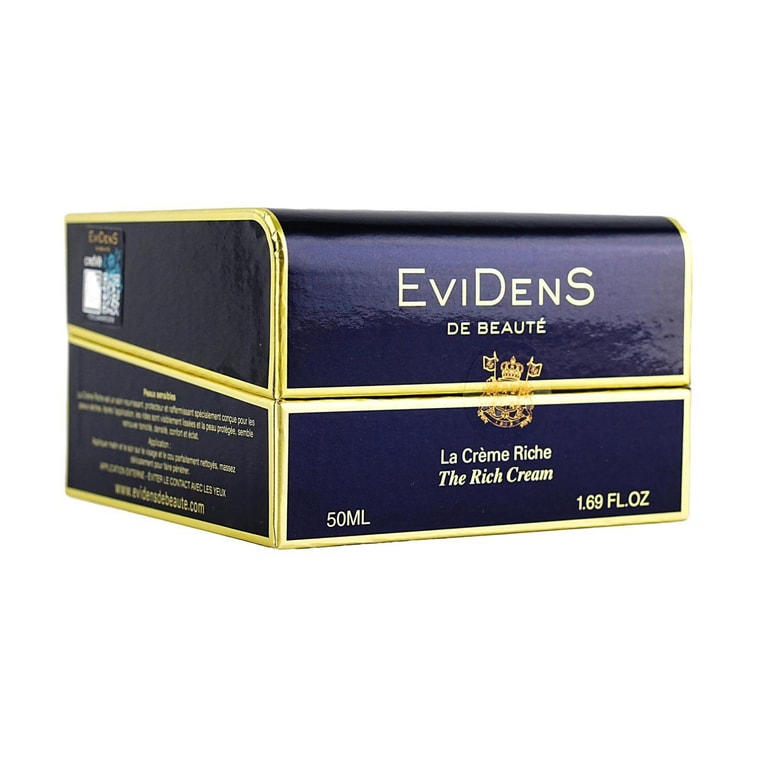 法國EVIDENS DE BEAUTE伊菲丹 RICH乳霜 50ml 乾皮中性混合肌敏感肌 強韌修護抗皺 奢潤抗衰 充盈撫紋 5