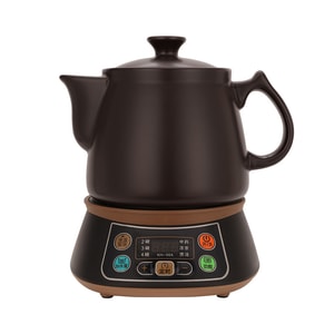 [中国直送] Baiyi 紫土漢方薬ポット 3L 110V 電気キャセロール健康ポット 全自動
