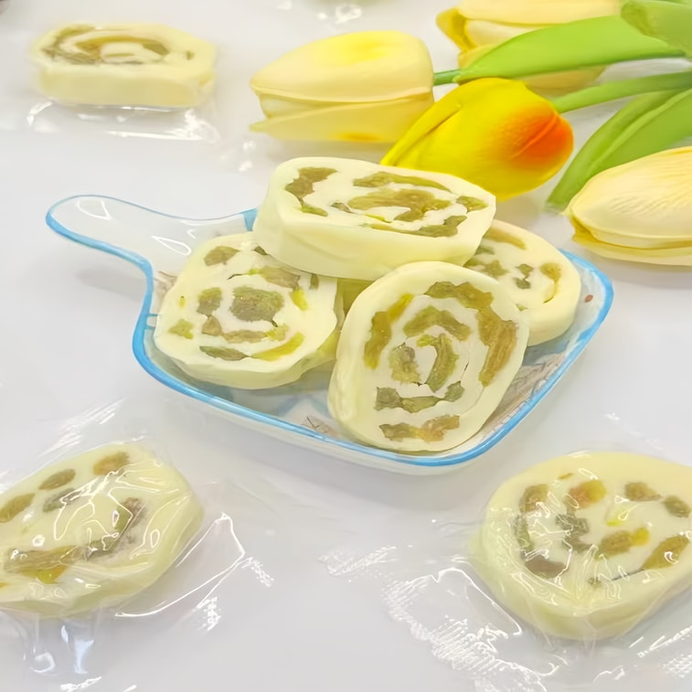 Xinjiang Specialty Milk Skin Roll Creamy Rich Fragrant Nutritious Dairy Snack 1.1 lbs 4