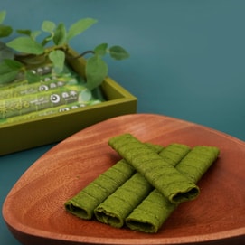 抹茶細巻き玉子焼き 10個入り【人気お土産】