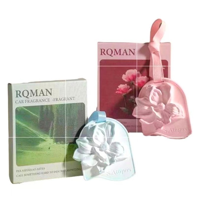 Begonia Scented Aromatherapy Tablets Indoor Fragrance Car Air Freshener 1 White Magnolia+1 Academy Lotus Pond 2/bag