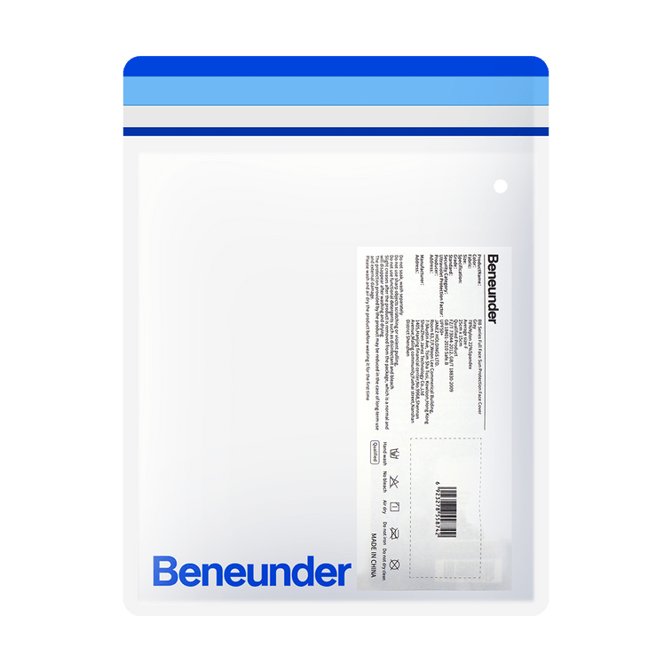 BENEUNDER蕉下 冰薄系列 全臉防曬面罩口罩 醫美可用 深黛灰 8