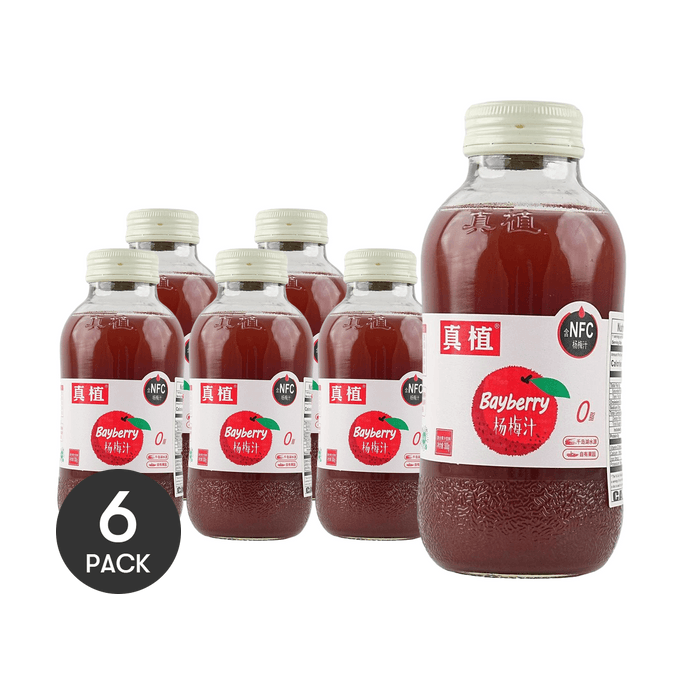 Bayberry Juice,0 Fat,10.14 fl oz *6【6 Packs】