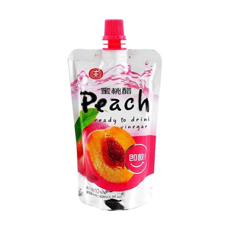 台湾十全 蜜桃醋 果醋饮料  140ml*6包【清爽解腻 夏日必备】 4