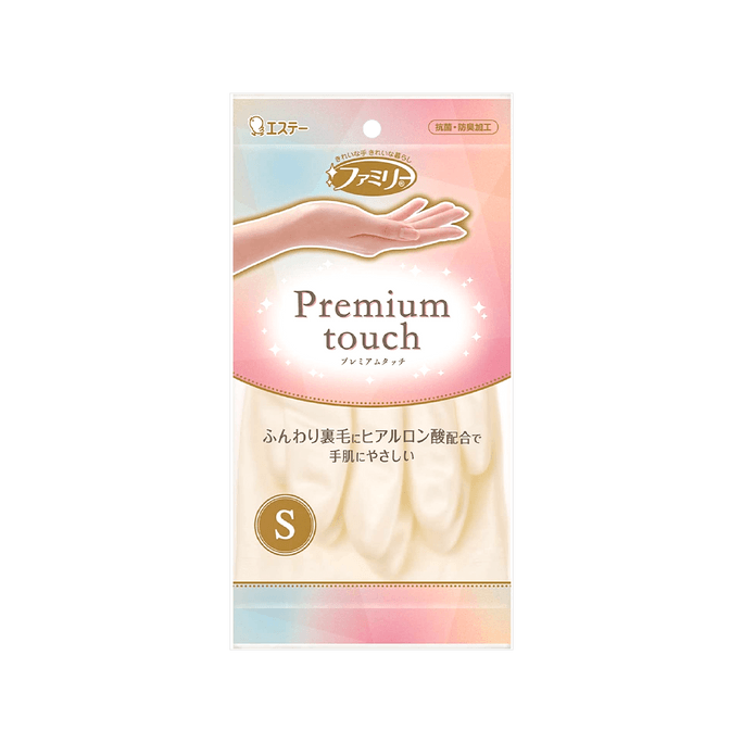 Family Premium Touch Hyaluronic Acid Pearl White 1 Pair Size S