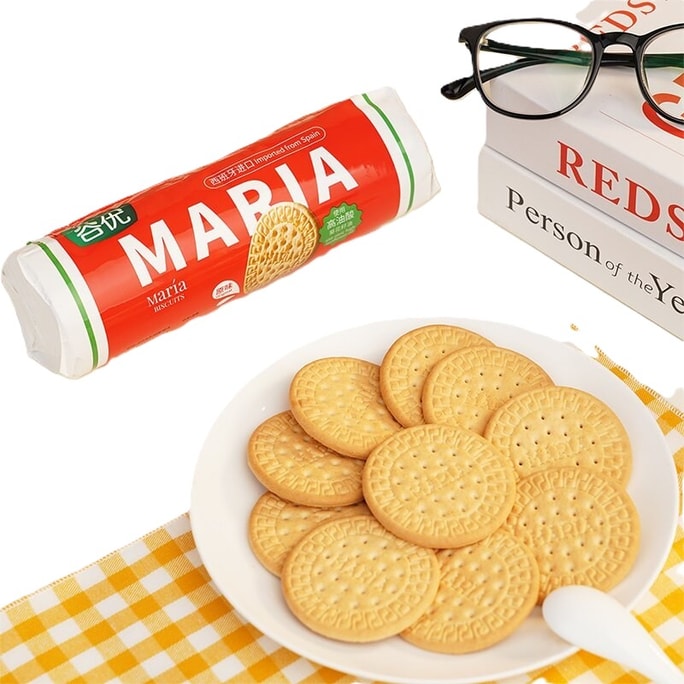 【中国直邮】 西班牙 谷优 高膳食纤维低糖谷物饼干( 玛丽亚饼干) 220g